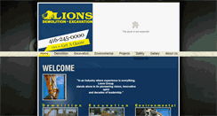 Desktop Screenshot of lionsgroupinc.com